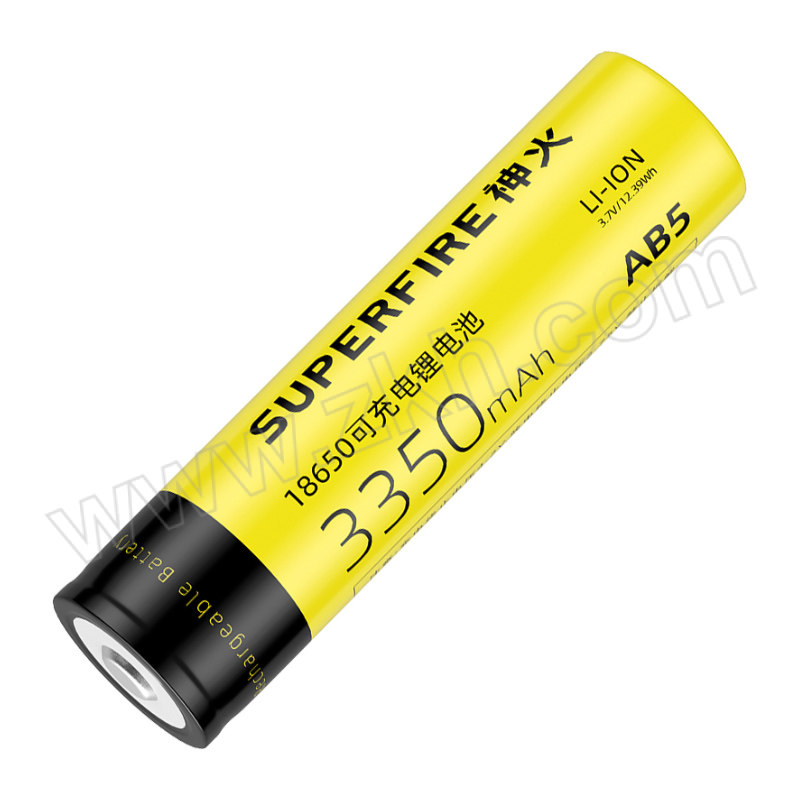 SUPERFIRE/神火 18650锂充电电池 AB5带包装 3350mAh 1个