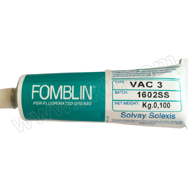 SOLVAY/苏威 全氟聚醚真空泵油 FOMBLIN VAC 3 牙膏装 100g 1支