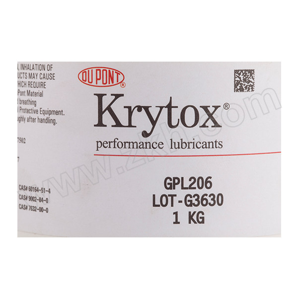 CHEMOURS/科慕 氟素润滑剂 KRYTOX GPL 206 1kg 1桶