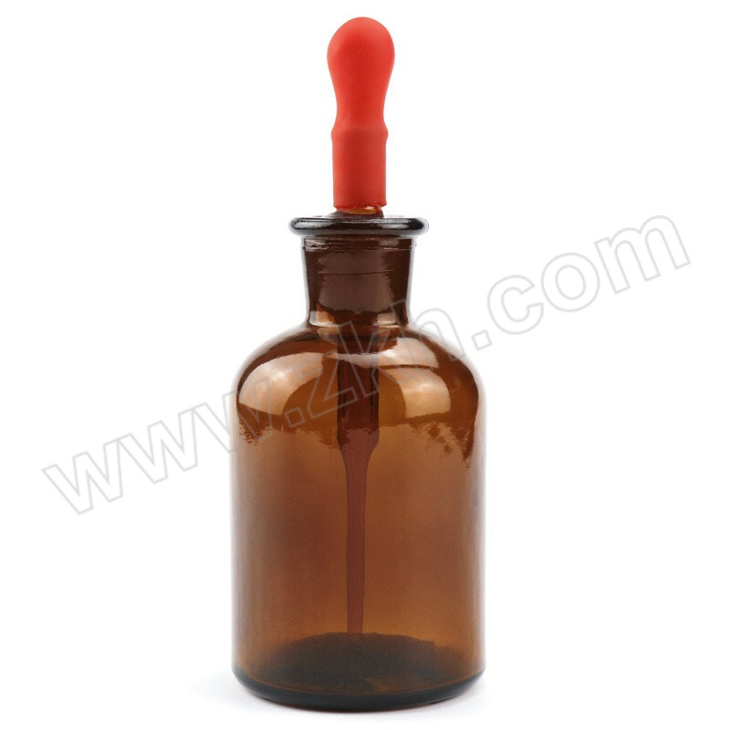 ICEY/冰禹 玻璃胶头滴瓶 BY-4001系列 125mL 茶色 总高13cm 底部直径5.5cm 1个