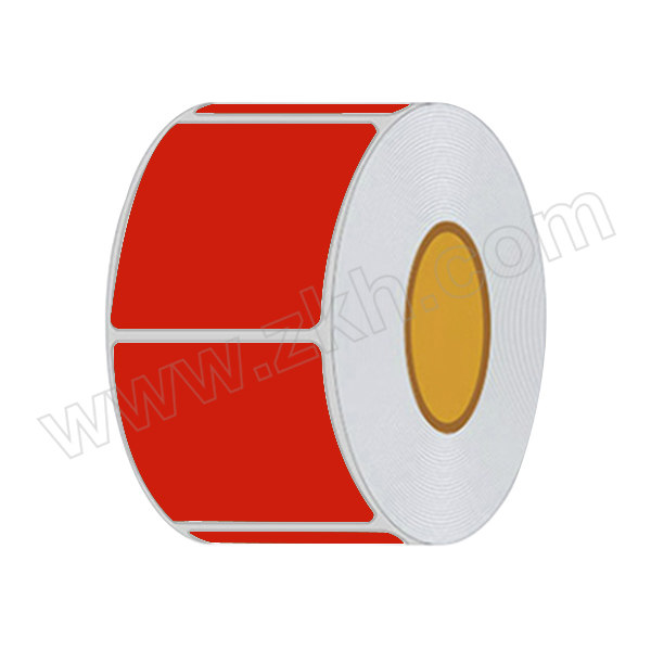 ZMZP/卓美臻品 红色热敏纸标签 RM-70mm×15mm×3000pcs 卷芯76mm 单排 1卷
