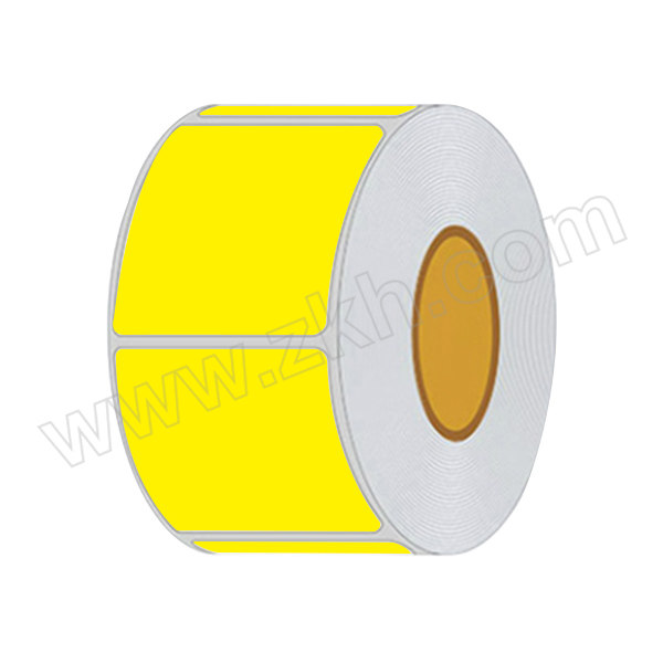 ZMZP/卓美臻品 黄色热敏纸标签 RM-70mm×60mm×800pcs 卷芯25mm 单排 1卷
