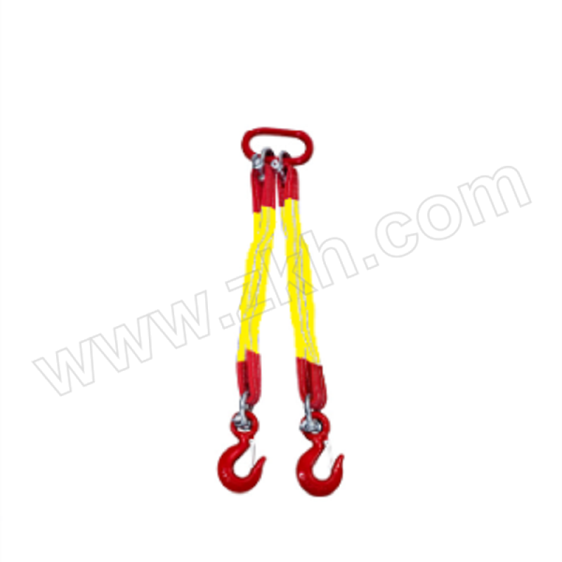 DAYANG/大洋 双肢吊装带索具长环加环眼货钩 1T-(7-45°)1.4T-(45-60°)1T-1M 长环+吊带×2+卸扣×4+环眼货钩×2 1套