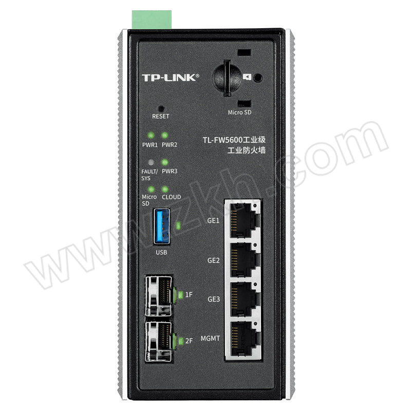 TP-LINK/普联 防火墙 TL-FW5600工业级 3个10/100/1000M RJ45端口1个MGMT管理口 不含电源 1台