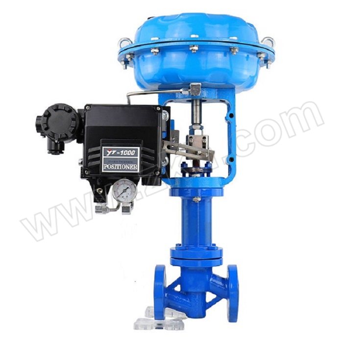 FLYFLOW/福莱福流 气动衬氟调节阀 ZJHPF46-16R-DN80 法兰连接接口 316不锈钢阀体 公称压力PN16 配HEP定位器带反馈 1个