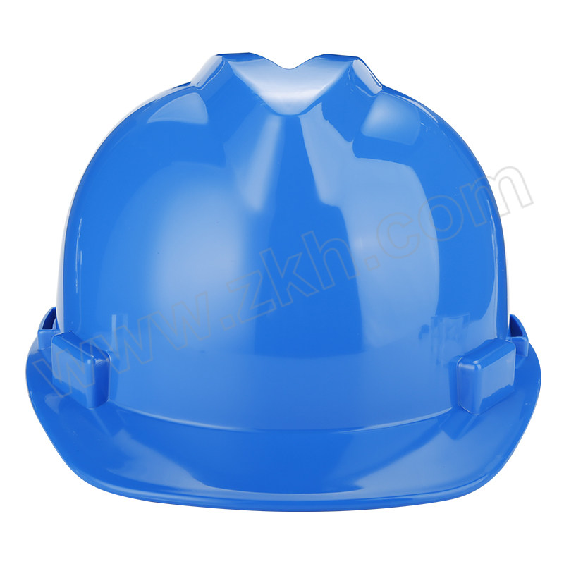 ZHUOYUAN/卓远 国标新款V型PP安全帽(旋钮) ZY-18 蓝色 旋钮帽衬 针织吸汗带 一字型下颌带 1顶