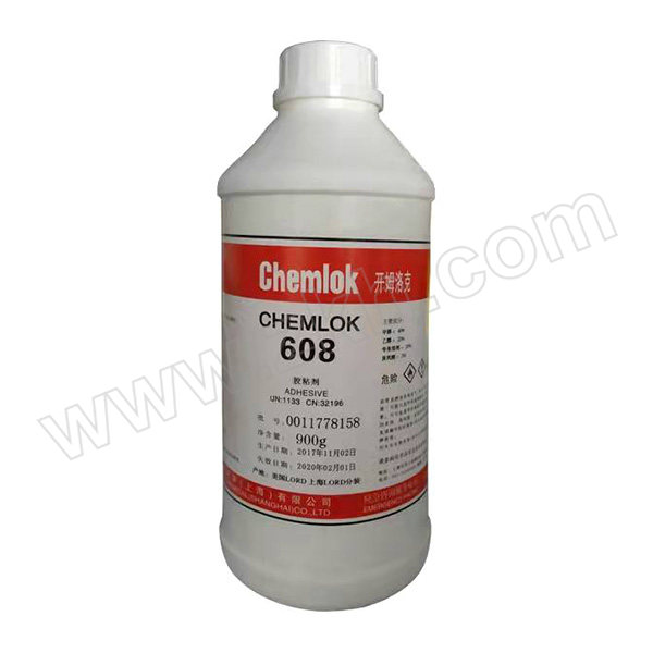 CHEMLOCK/开姆洛克 溶剂胶-橡胶与金属胶粘剂 608 900g 1罐