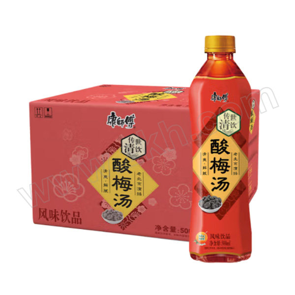 KANGSHIFU/康师傅 酸梅汤 6921317906394 500mL×15 1箱