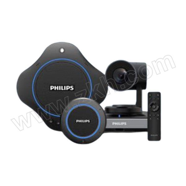 PHILIPS/飞利浦 大型视频会议解决方案 PSE0500+PSE0600+PSE0400 40~60m² 高清视频会议摄像头+全向麦克风+拾音麦克风 1套