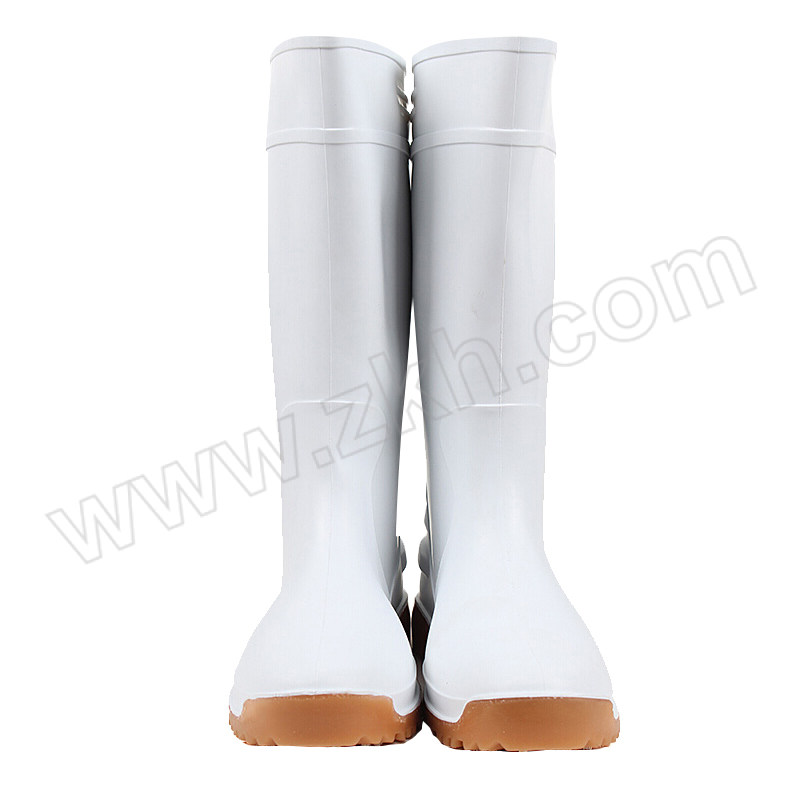 LEVER/莱尔 耐油耐酸碱雨靴 QH-11-25 40码 白色 PVC 1双