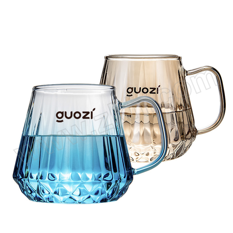 GUOZI/果兹 幻影冷饮杯套装 GZ-L03A 香槟金/渐变蓝随机发货 赠送杯架 1套