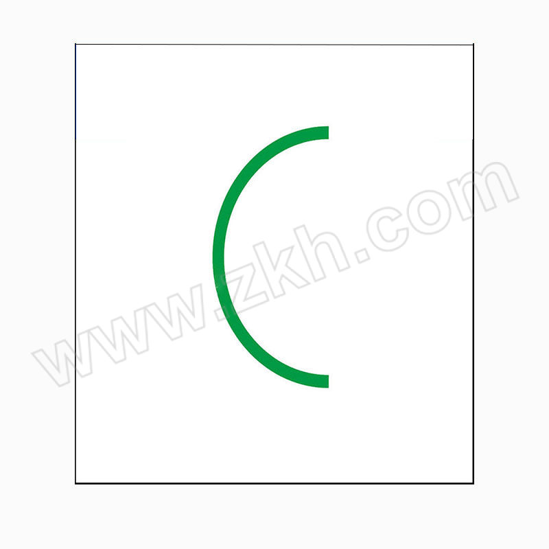 GONGBA/工霸 压力表标识贴 PVC 绿色 φ5cm 1个