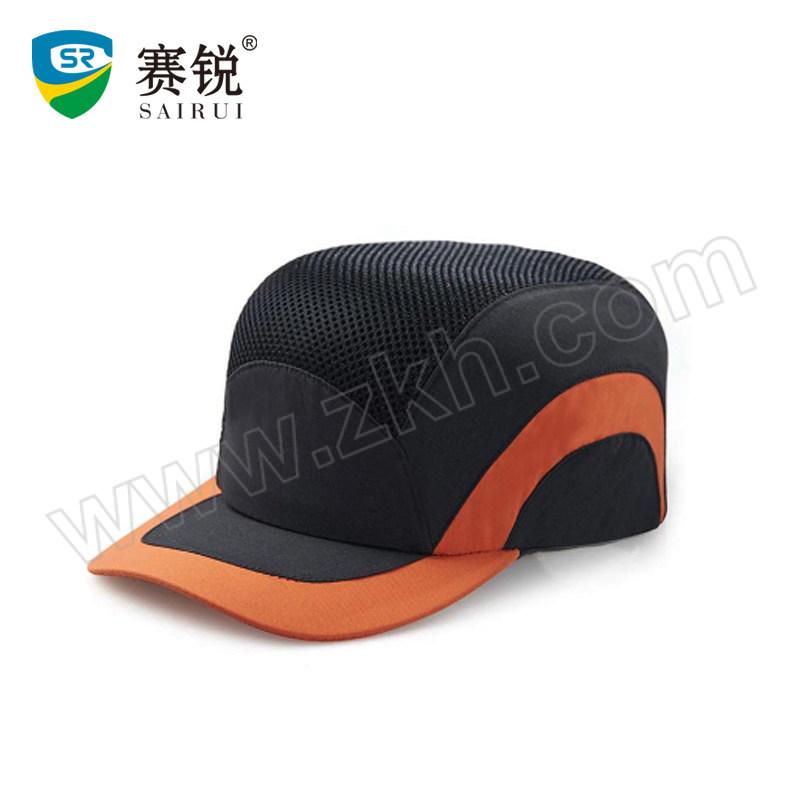 SAIRUI/赛锐 舒适款轻型防撞帽 SR-1028 黑色 PE帽壳 7.5±0.5cm帽檐 1顶