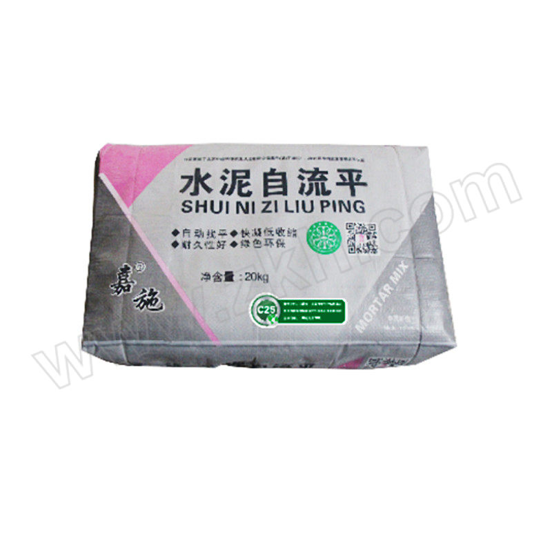 JIASHI/嘉施 水泥基自流平砂浆 C30 灰白色 20kg 1袋