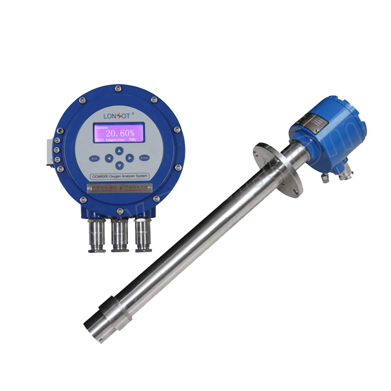 LONHOT/朗弘 6000系列防爆型氧化锆氧量分析仪 LONOCM6000 氧化锆探头+氧量变送器+电缆和支架等配件 1套