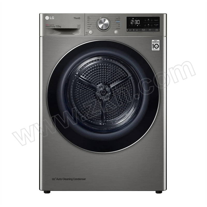 LG 热泵烘干机 RH10V9PV2W 10kg 钛空银 除菌除螨双变频 含基础安装 1台