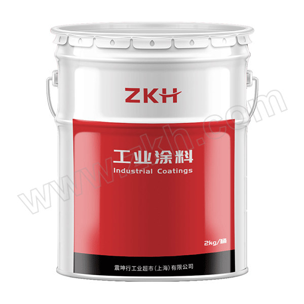 ZKH/震坤行 醇酸调和漆 大红色 2kg 1桶