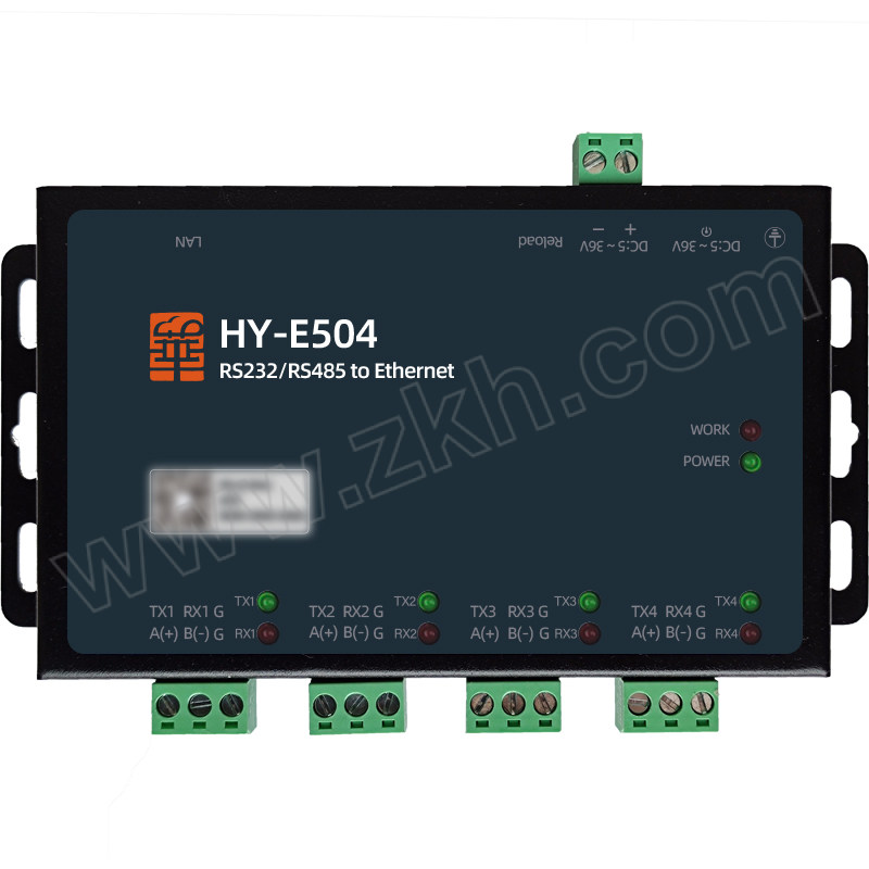 HUAIOT/华允物联 工业级四串口服务器 HY-E504-4HD 1台