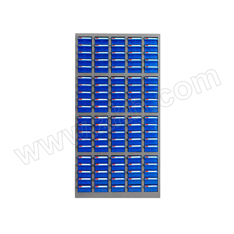 MASYOUNGER/马记亚哥 100抽蓝色无门零件柜 HC-LJG26 外形尺寸650×220×1240mm 1台