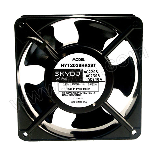 SKYDJ 风扇 HY12038HA2ST 外形尺寸120×120×38mm AC220~240V 29W 1个