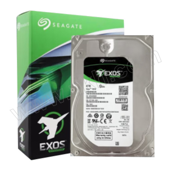 SEAGATE/希捷 企业级硬盘 ST8000NM017B 8TB 256MB 7200RPM SATA接口 银河Exos 7E10系列 五年质保 1块