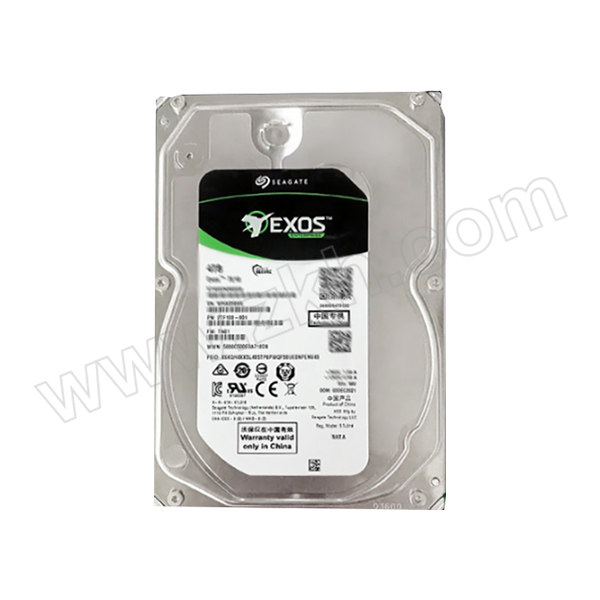 SEAGATE/希捷 企业级硬盘 ST8000NM017B 8TB 256MB 7200RPM SATA接口 银河Exos 7E10系列 五年质保 1块
