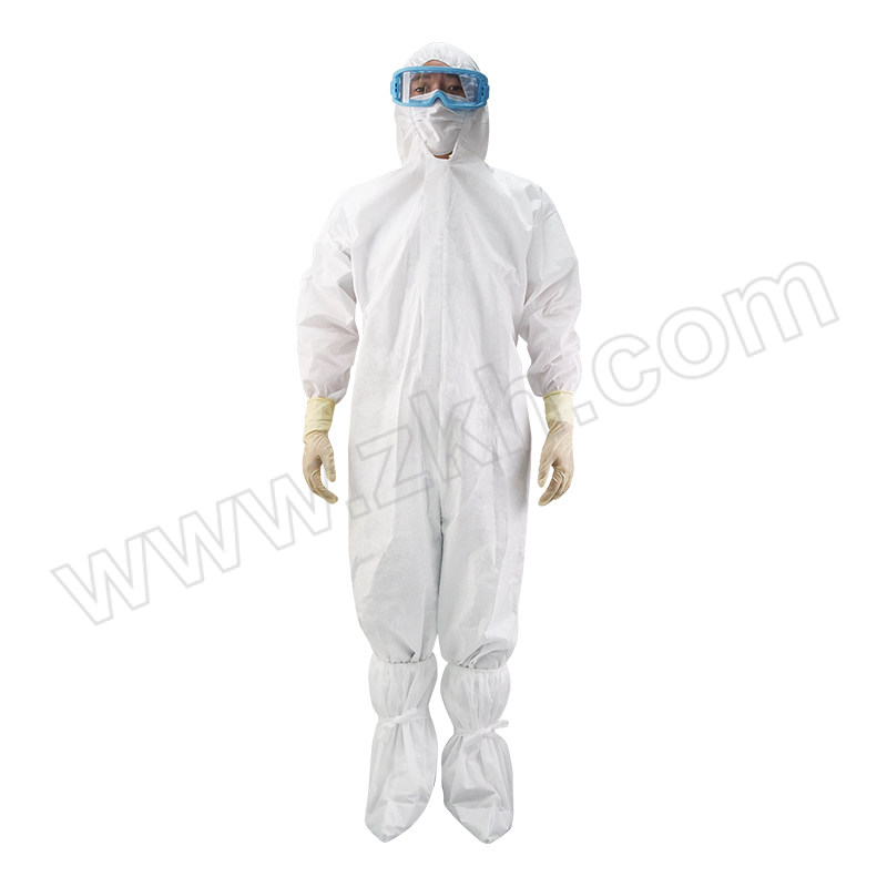 CAMSTERILE/康科健 AP5无菌洁净室防护服 三连体 2XL 白色 不含手套口罩眼罩脚套 1件 1袋