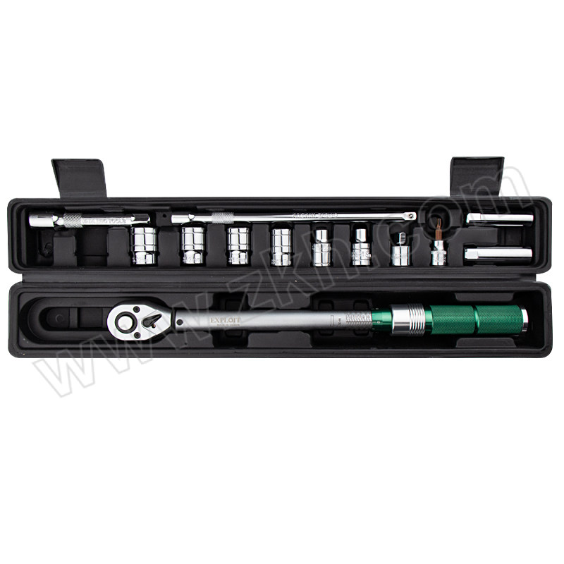 EXPLOIT/开拓 台湾扭力扭矩公斤力矩扳手套装 102681 20~220N·m 1/2" 1套