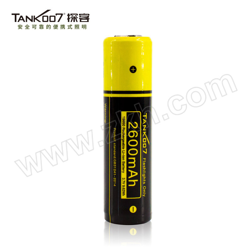 TANK007/探客 18650锂电池 2600mAh 1节