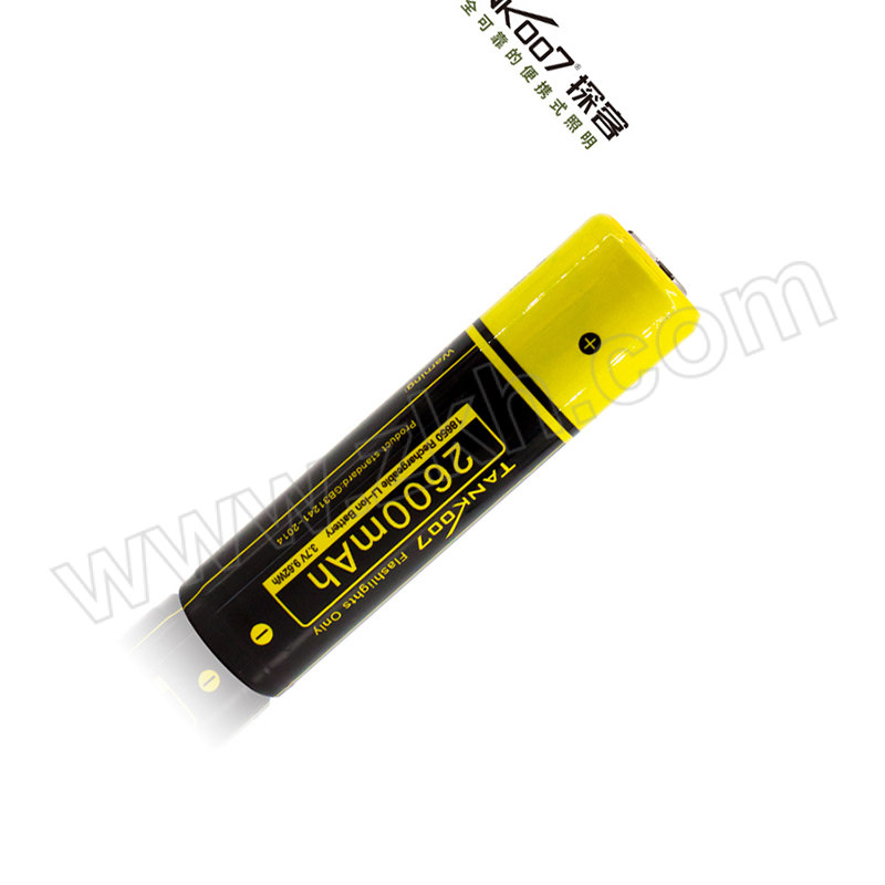 TANK007/探客 18650锂电池 2600mAh 1节