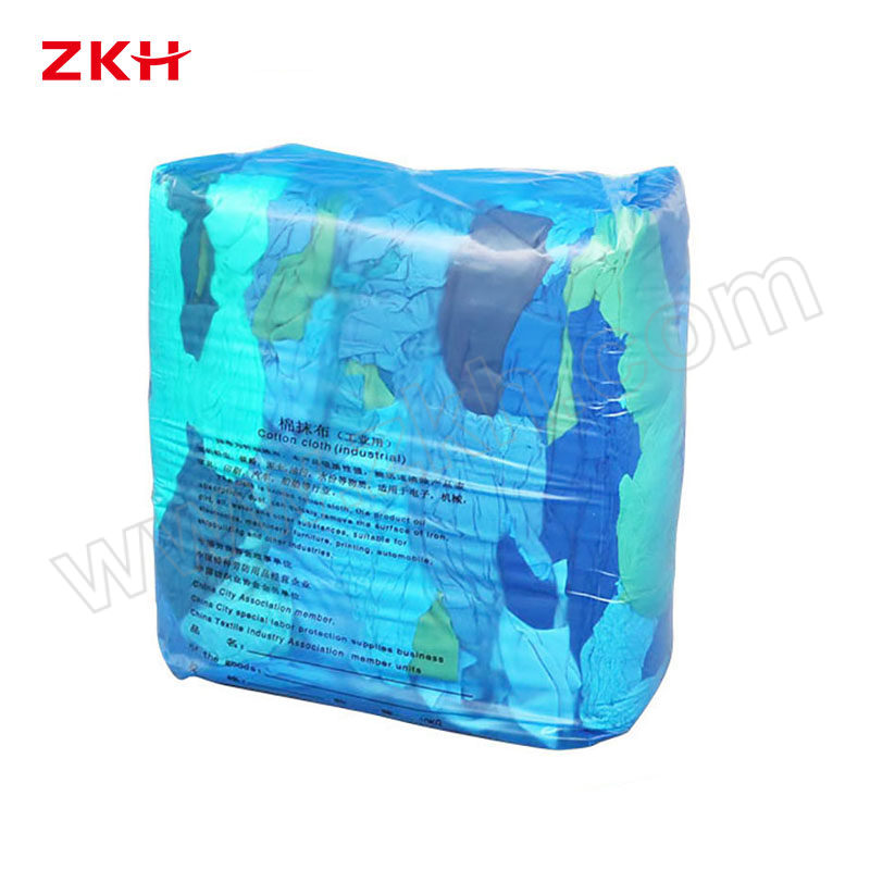 ZKH/震坤行 花布抹布 ZKH-EVM006 5kg 长度40~70cm 含棉量80%以上 1包
