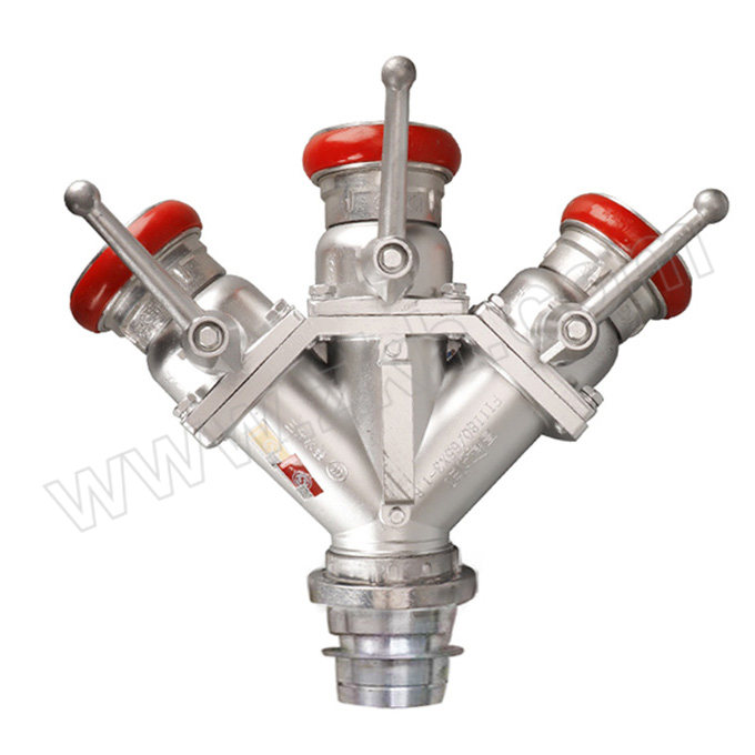 TENGDA/腾达 卡式快速消防三分水器 FⅢ80/65×3-1.6 含80mm进水口×1+65mm出水口×3 1个