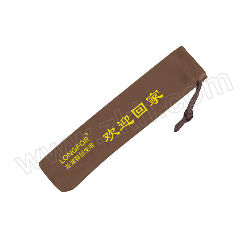 GANGMI/钢米 门把手保护套 GM-BS13 18×4.8cm 棕色 龙湖定制 欢迎回家 1只