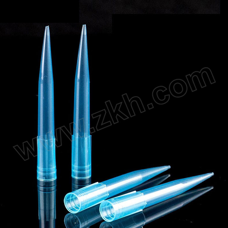 HYSTIC/海斯迪克 HKCL-277系列移液枪吸头 1mL 蓝色 长70mm 底部直径7mm 500个 1包