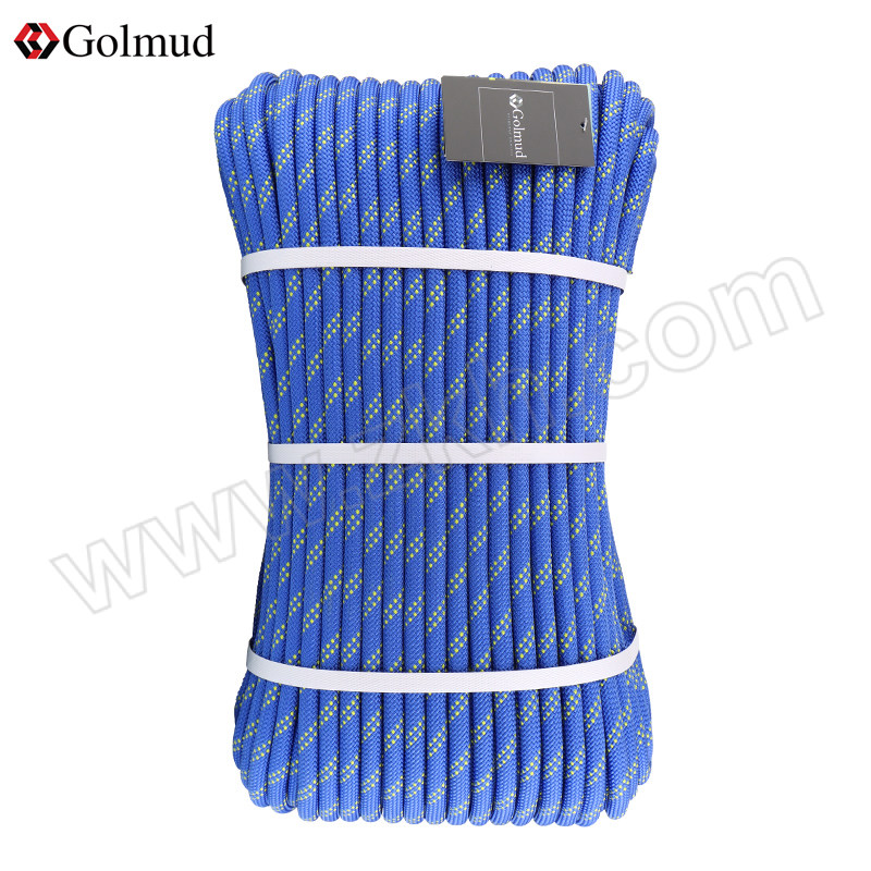 GOLMUD/哥尔姆 高空作业辅助登山安全绳 RL168 长10m 直径12mm 蓝色 1根