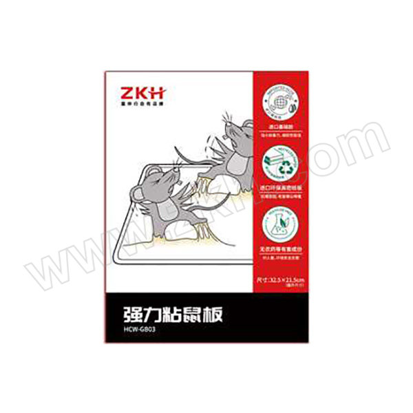 ZKH/震坤行 强力粘鼠板(三型) HCW-GB03 32.5×21.5cm 1张