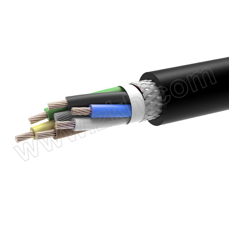 ZHAOLONG/兆龙 ZL5502166 护套黑色 RVVP-300/300V-4G×1.5 500m 1根 聚氯乙烯护套屏蔽软电缆