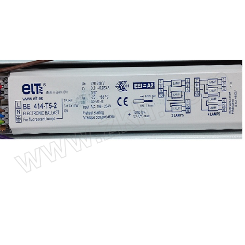 PESTWEST/倍斯韦斯特 Vega灭蝇灯电子镇流器 414-T5-2 5.5W 220V 1个
