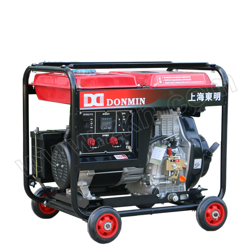 DONMIN 移动柴油发电机组 DMD6500LE-1 230V 5kW 小型便携式 1台