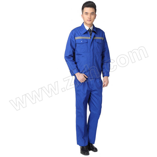 BAOPINFANG/寶品坊 长袖汽修劳保工作服套装 BPF-GZF117 170码 艳蓝色 含上衣×1+裤子×1 1套