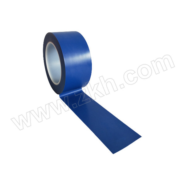 ZKH/震坤行 PVC警示胶带PE管芯 蓝色 10mm×33m 1卷