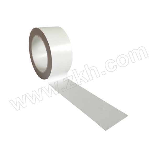 ZKH/震坤行 PVC警示胶带PE管芯 白色 50mm×33m 1卷