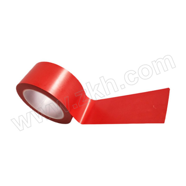 ZKH/震坤行 PVC警示胶带PE管芯 红色 45mm×33m 1卷