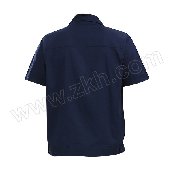 TOPRUI/拓普瑞 夏季全棉短袖工作服上衣 F2 190码 藏兰色 1件