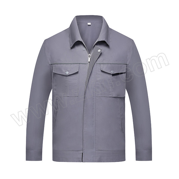 TOPRUI/拓普瑞 夏季全棉长袖工作服上衣 F03 180码 铁灰色 1件
