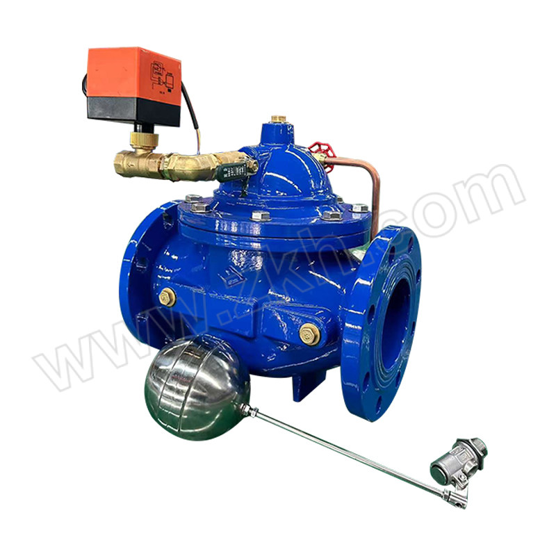 HQ/宏球 球墨铸铁电动控制阀 HC600X-16Q-DN80 球墨铸铁阀体 法兰连接 L=292mm 1个