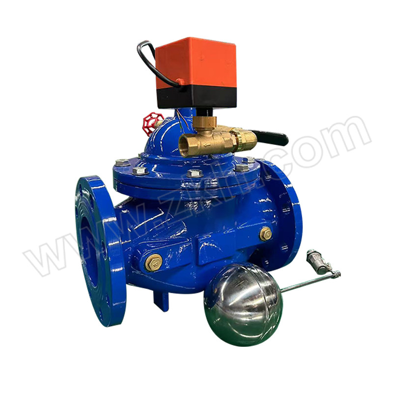 HQ/宏球 球墨铸铁电动控制阀 HC600X-16Q-DN80 球墨铸铁阀体 法兰连接 L=292mm 1个