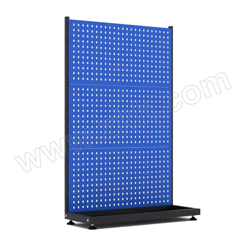 HZJ/华之杰 单面三层固定工具架3方孔 HZJ-GJJ03 尺寸960×375×1450mm 蓝色+黑色 1台