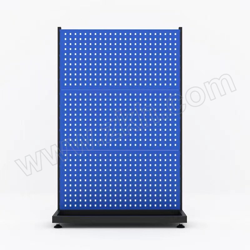 HZJ/华之杰 单面三层固定工具架3方孔 HZJ-GJJ03 尺寸960×375×1450mm 蓝色+黑色 1台