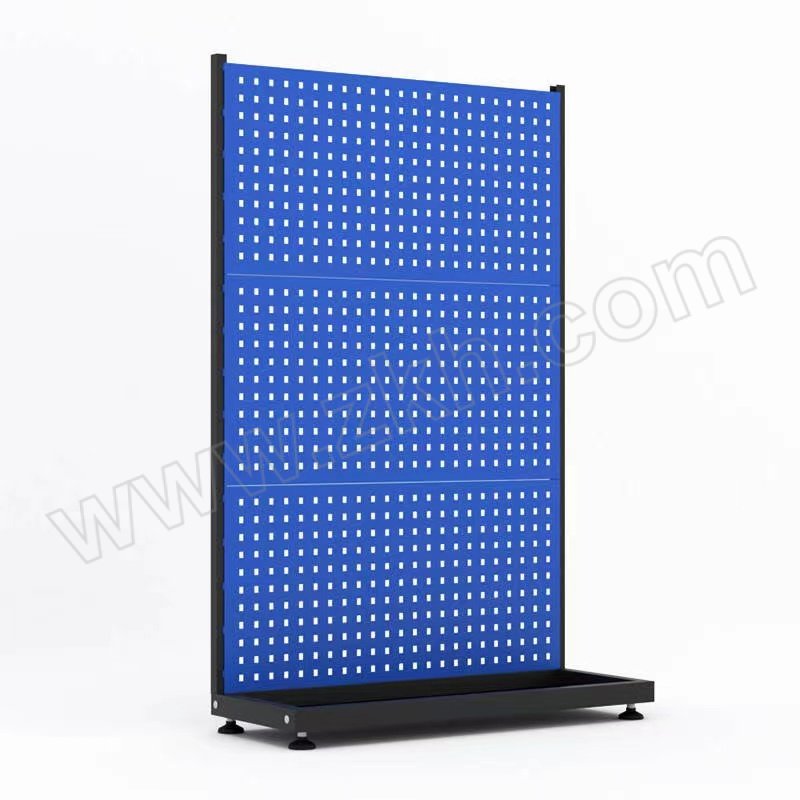 HZJ/华之杰 单面三层固定工具架3方孔 HZJ-GJJ03 尺寸960×375×1450mm 蓝色+黑色 1台